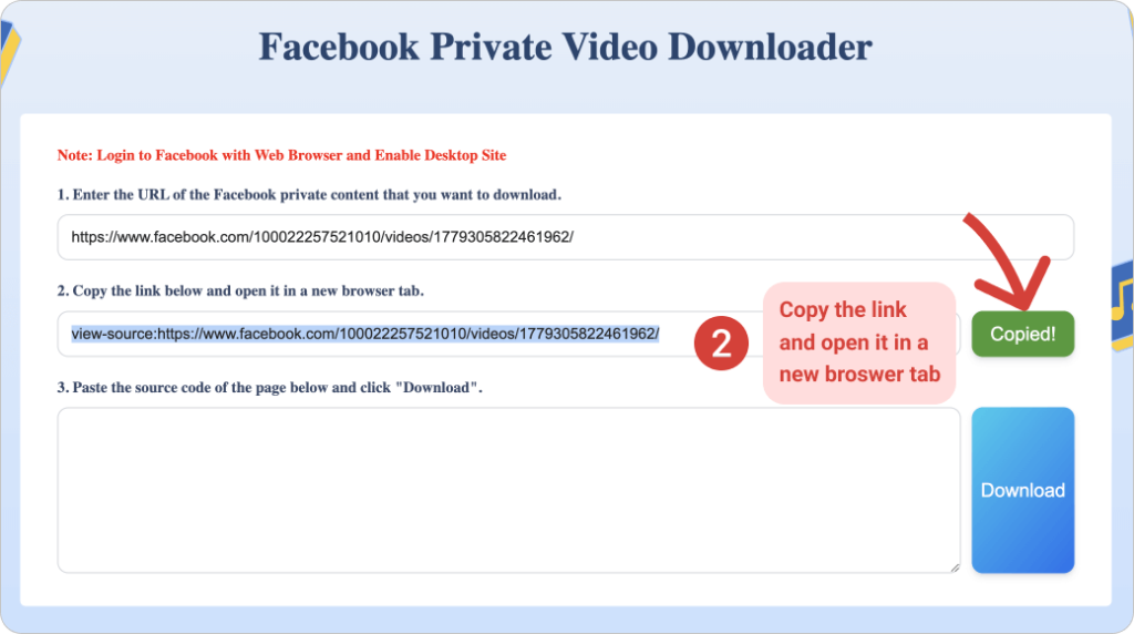 facebook private video download online free