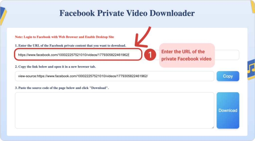 facebook private story downloader